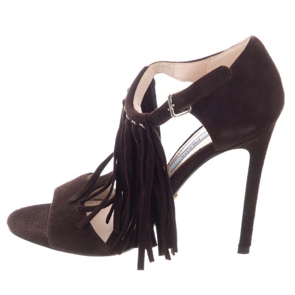 Prada Shoes - PRADA CALZATURE DONNA CAMOSCIO MORO 37